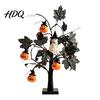 Lampade Natalizie da Tavolo Albero di Halloween Luce LED Ramo Nero Illuminato con Occhio di Fantasma Zucca Ragno USB Festival Luci da Interno Oggetti di Scena e Batteria
