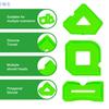3 Pack Portable Window and Door Silicone Sealant Applicator Squeegee Cement Caulk Removal Tool Finishing Sealant Grout Kit Caulk