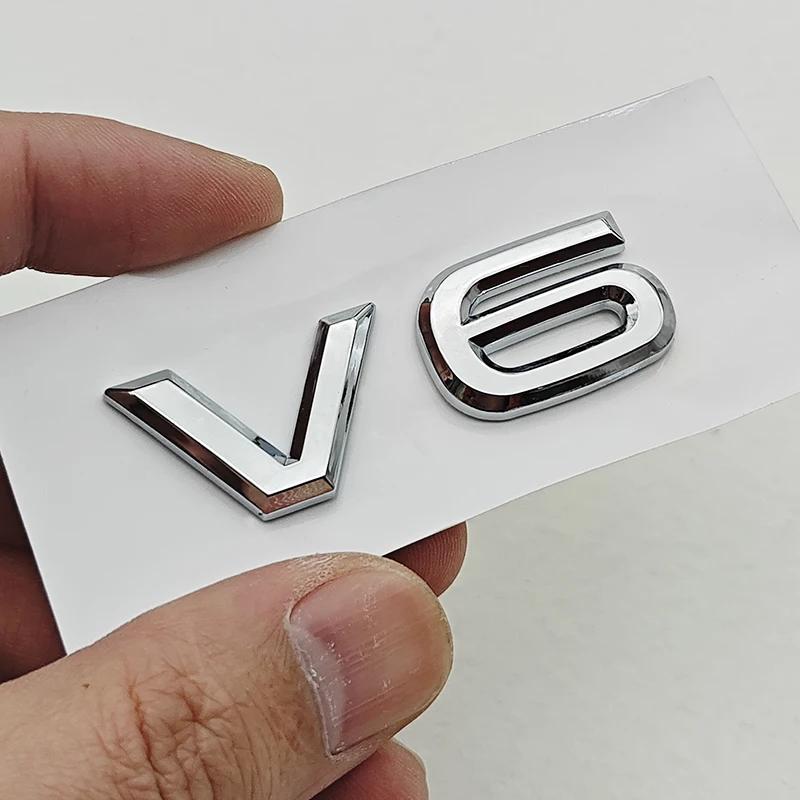 3D ABS Car Letters Logo 4Motion V6 Rear Trunk Badge Emblem Sticker Decals For VW Tayron Golf MK4 5 Tiguan 4MOTION V6 Accessories Zs8