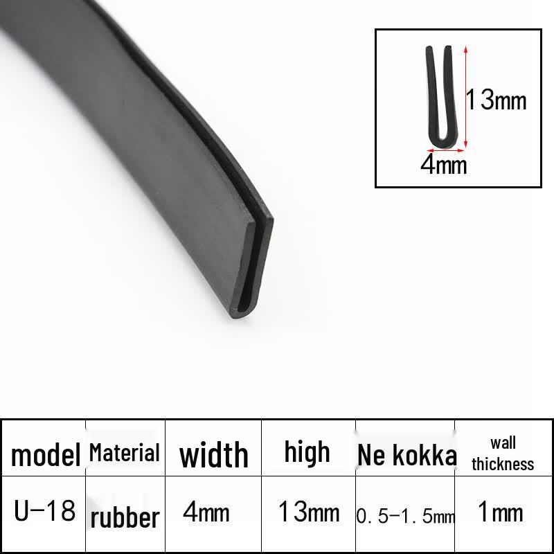 Hengdunda U-Shape Rubber Edge Trim Seal Strip