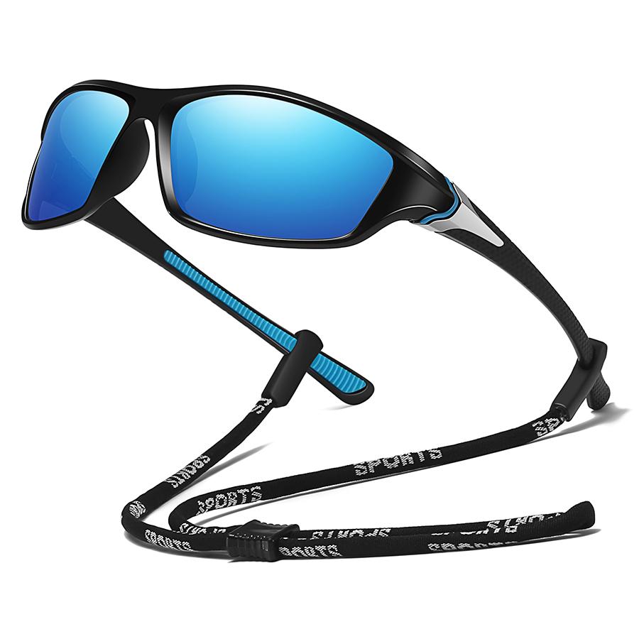 With Chain Vintage Sports Sunglasses Men Women Fishing Driving Running Cycling Mountaineering Fashion Sport Outdoor Sun Glasses 7