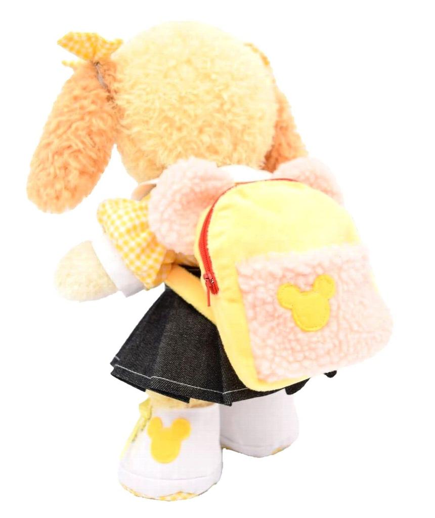 Medvídek na objednávku Alice Cookie Ann Obleček Kostým Nadýchaný Batoh a Džínová Sukně s Traky (Žádné tělo) Velikost S