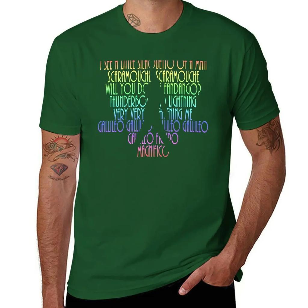 Bohemian Rhapsody T-Shirt vintage Aesthetic clothing t shirt for men