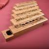Portable Bamboo Incense Burner for Travel, Home, & Study - Holds Sandalwood & Agarwood, Short Style Design