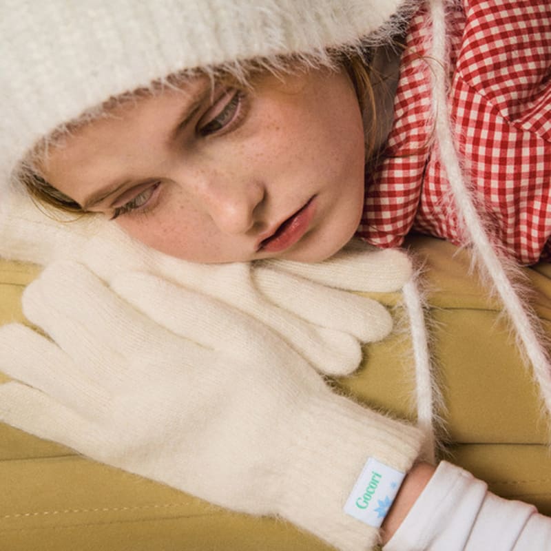 GOCORI Snowflake Short Knit Gloves - 5 Colors Fingerhole Gloves