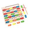 Early Educational Letter Number Puzzle Letter Cognition Fishing Game Toy  Gift For Kids