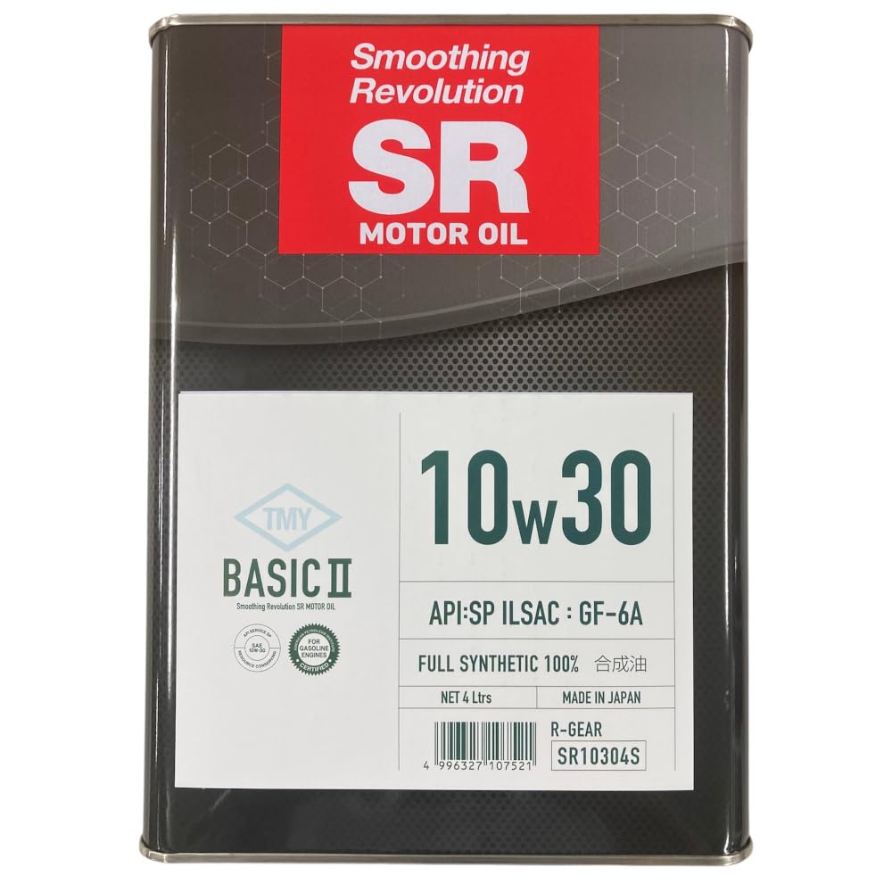 

RACING GEAR SR Engine Oil, 100% Synthetic, 10W30, 4L, SR10304S