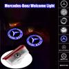 2025 Hot 2X Car Door Sign Welcome Light LED Projection Light For Mercedes Benz AMG GLC GLA GLE GLS GL W204 W176 W205 W213 W166 W