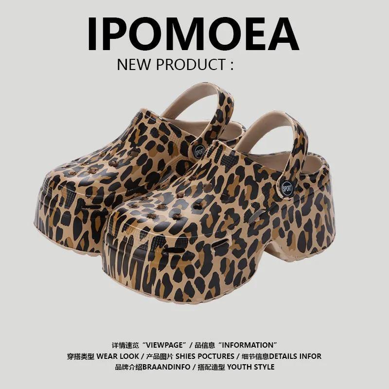 Luxury Women's 2024 New Summer Beach Slippers High Heel 9cm Lightweight Soft Sole Comfortable Casual High Quality Slippers