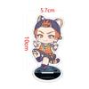 Anime Paradox Live Sugasano Aren Yon Hajun Acrylic Stand Keychain Figure Model Plate Desk Decor Standing Sign Fans Birthday Gift