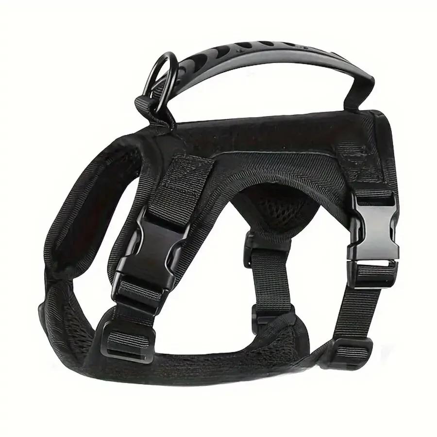 INS Outdoor Cat Vest Waterproof Cat Clothes Cat Chest Strap Special Vest for Walking Cats Can Be Adjusted чёрный