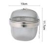 304 Stainless Steel Seasoning Ball Tea Spacer Flavour Treasure Rotating Tea Filter Stew Ingredients Ball Stainless Steel Flavour Treasure
