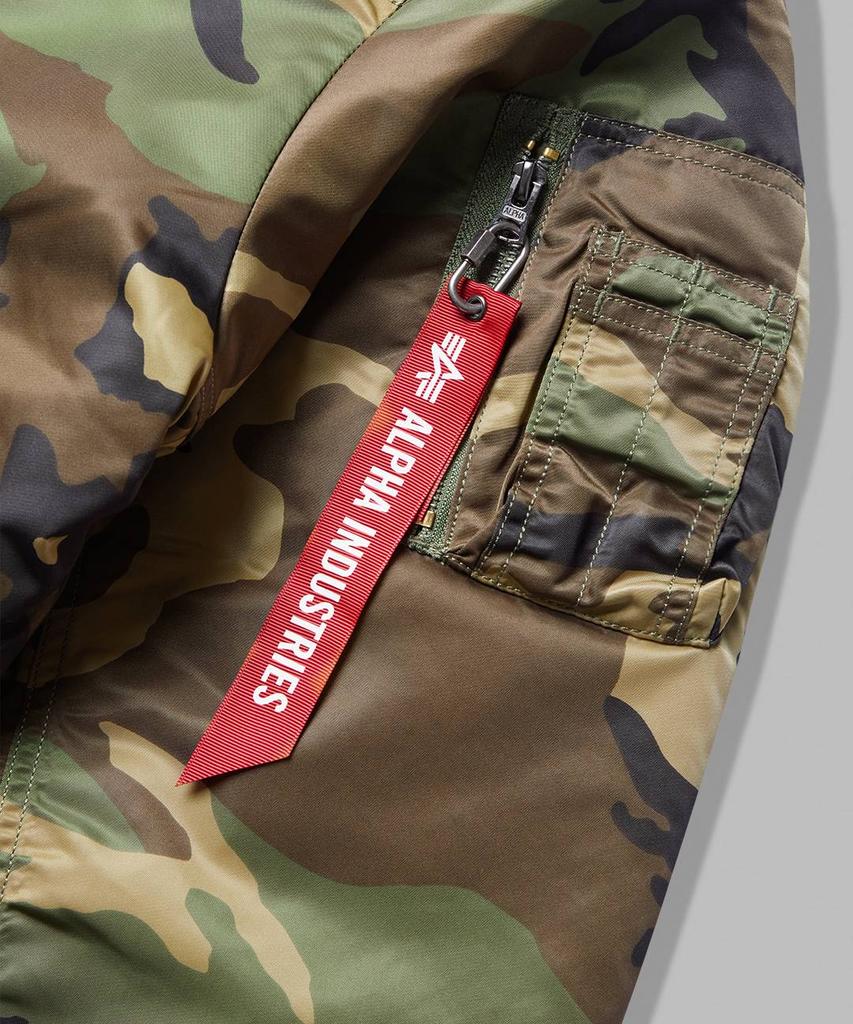 Alpha Industries Ma-1 Flight Jacket Woodland Camo