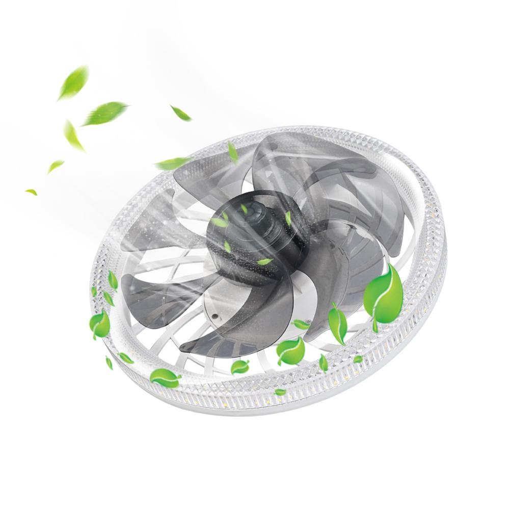 

AU LED Ventilator Lamp E27 Converter Base Simple Fan Lamp for Living Room Kitchen