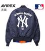 MLB Collaboration Jacket [AVIREX] MA-1 783-3252049 (M Size, 120 Navy)