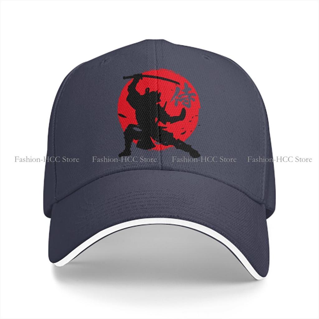 Sword Culture Solid Color Baseball Caps Peaked Cap Japanese Samurai Warrior Bushido Sun Shade Hats Men Women