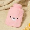 500ml Period Hot Water Bag Soft Plush Hand Feet Warmer Bag Warm Water Bag  For Period Pain Relief