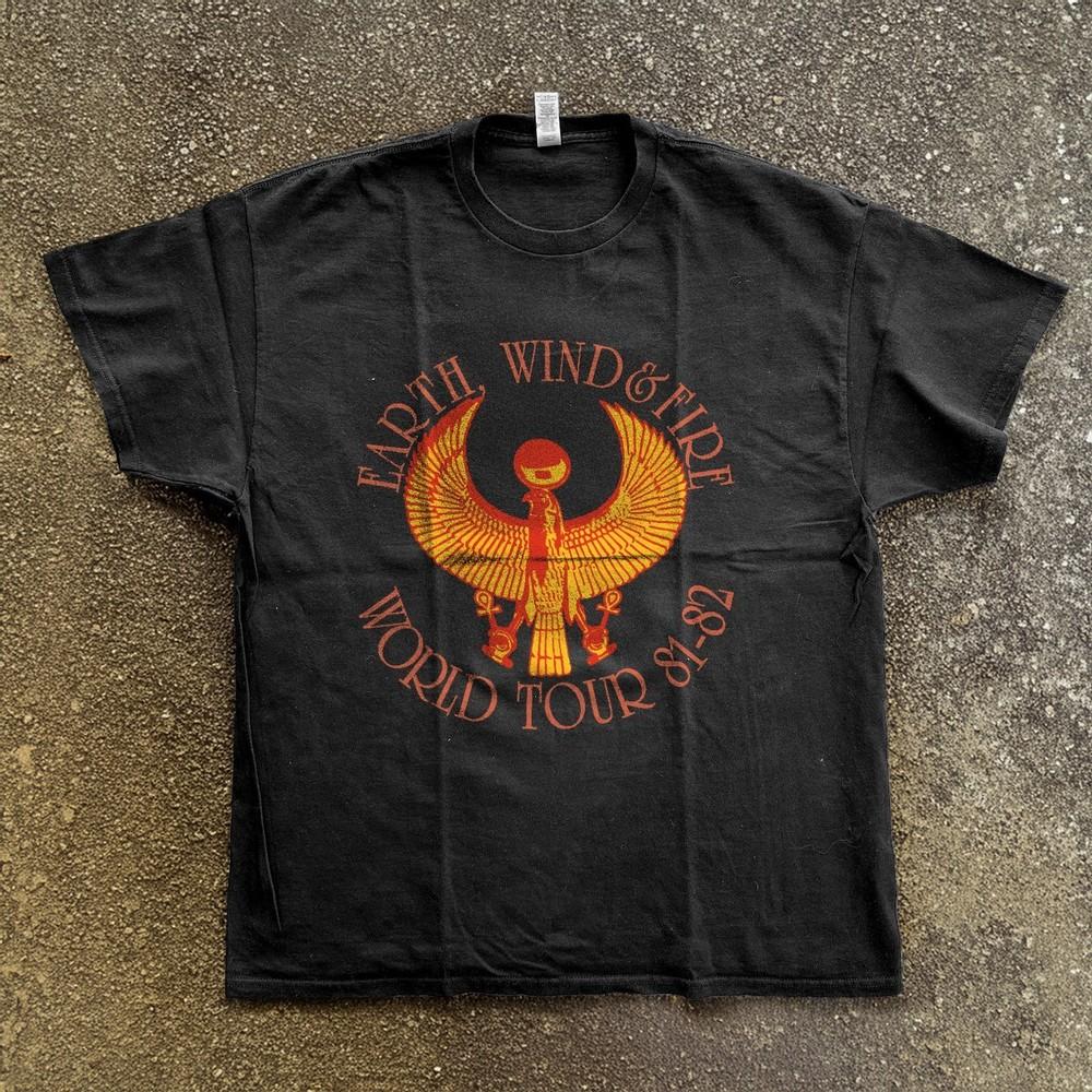 Earth Wind And Fire 81 82 Tour Classic Unisex TShirt Size S5XL Unisex T-Shirt XXXXL