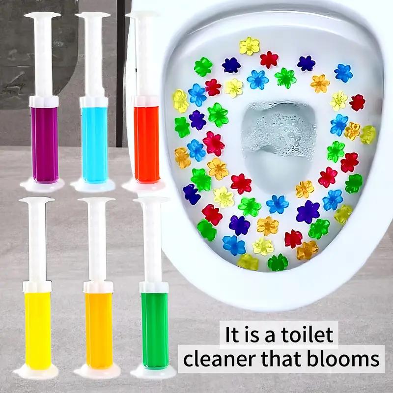 Flowers Gel Toilet Freshener Bowl Cleaner Flower Fragrance Air Perfume Aromatic Closestool Toilet Deodorizer Cleaning Supplies