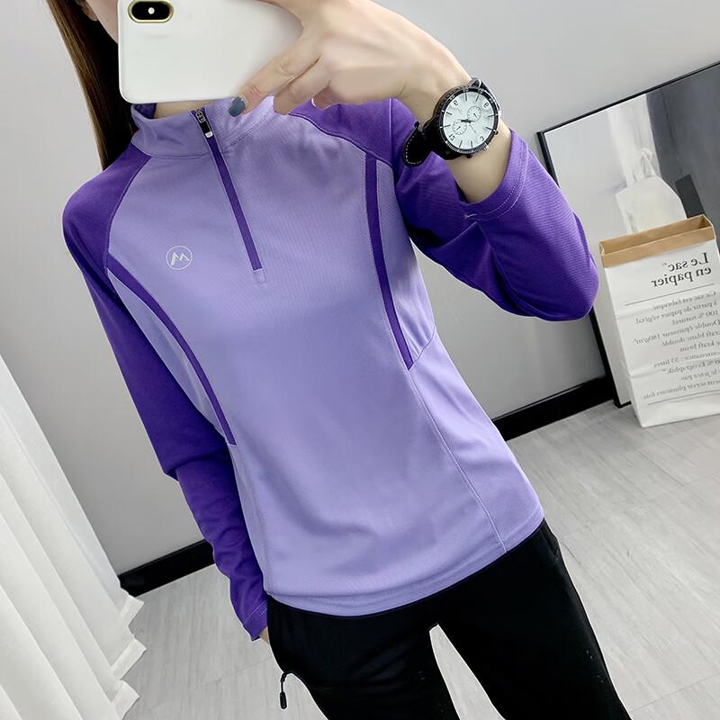 JOHLIN DREAM Women's Quick-Dry Long-Sleeve Hiking T-Shirt