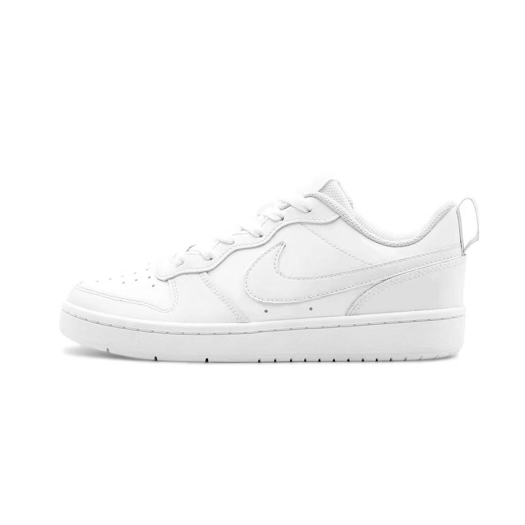 Nike Court Borough 2 Fabricação de Peixes Grandes, Urso de Pelúcia Nuvem Respirável Aumento de Altura Equilíbrio Absorção de Umidade BQ5448-100(Teram1792-)
