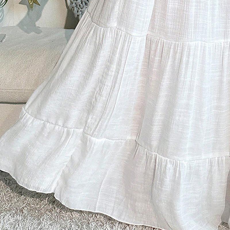 Plážová sukně Dámská ležérní dovolenková jednobarevná pulovrová bikiny plavky vnější šaty