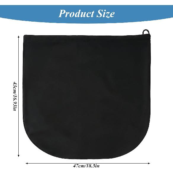 Helmet Bag 18x17in Black Welding Helmet Bag with Drawstring for Motorcycle Bicycle Bike Riding Travel Racing Sport