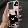 Acrylic Phone Case for iPhone 11 12 13 14 Pro 12 14 16 Pro Max for Samsung A16 A36 A56 S24 FE High-quality Painted Anti-fall Mobile Phone Case