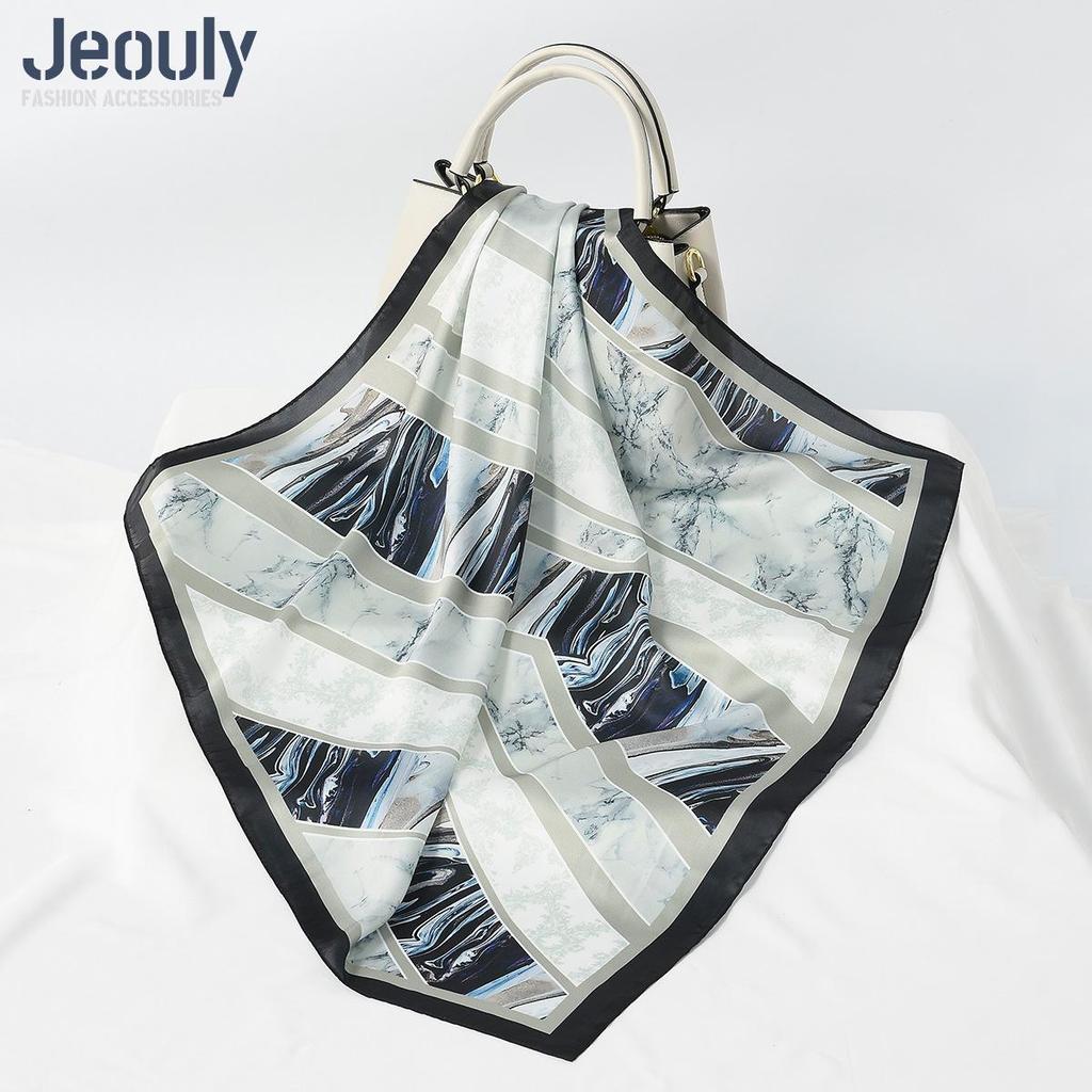 Cross-Border 70cm Silk Cashew Print Scarf - Autumn/Winter Women's Fashion Headscarf