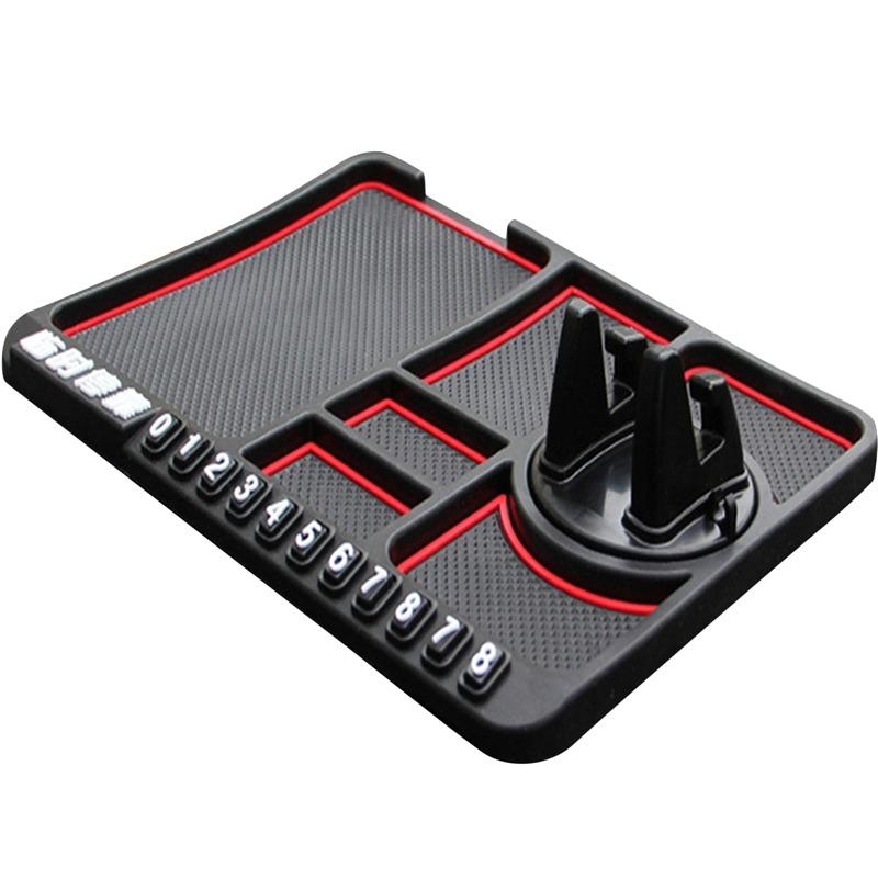 Practical Tool Car Accessories Car Dashboard Portable Bracket Mobile Phone Bracket Car Non-slip Mat Useful