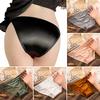 1 Stück Eis-Seide Slips Luxus Unterhosen Dessous Bequeme Dreiecks-Slips Atmungsaktive Nylon Damenunterwäsche Einfarbig