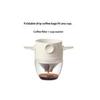 Washable Coffee Dripper Foldable Hanging Ear Filter Reusable BPA Free For Home Office Outdoor Coffee Enjoyment