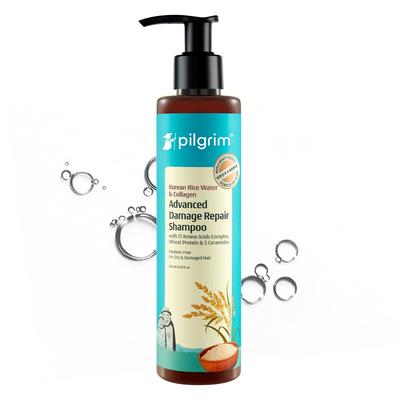 Shampoo Pilgrim Advanced Damage Repair Per Capelli Secchi e Danneggiati Con Controllo Crespo Cura della Lucentezza 200 Ml Unisex Uso Quotidiano