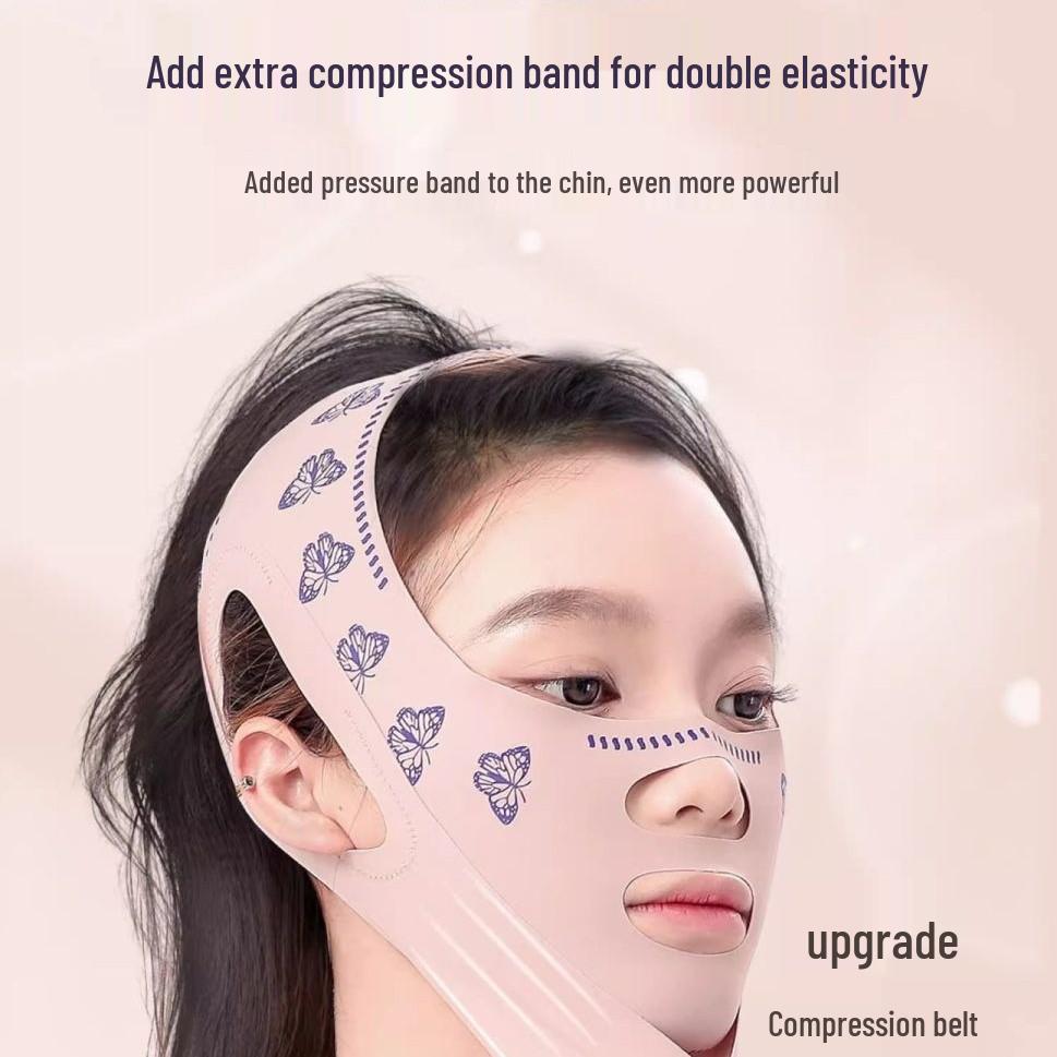 V-Face Lifting Bandage: Anti-Snoring, Tightens Chin, Improves Nasolabial Folds, Elastic & Breathable for Sleep