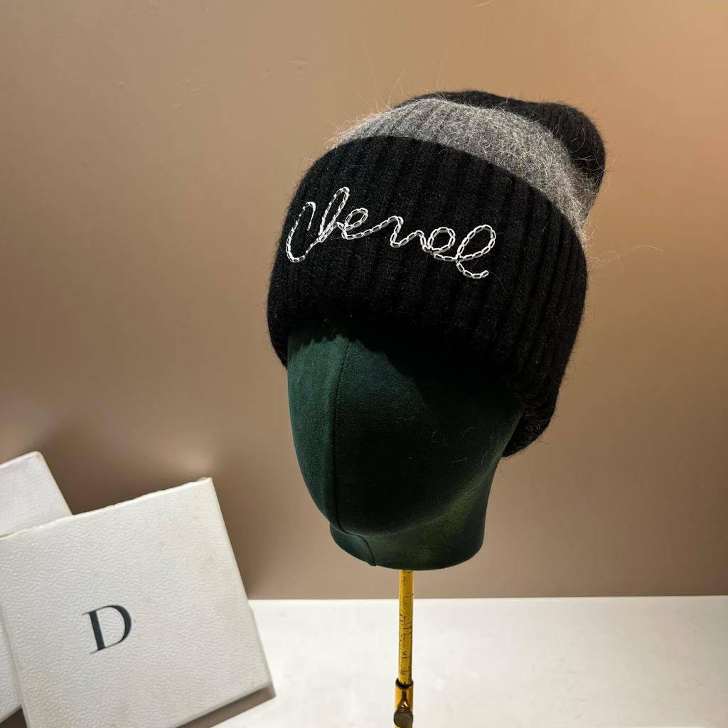 Russia Winter Warm Angora Long Rabbit Hair Knitted Hat Sweet Small Fragrant Soft Waxy Wool Ear Hat