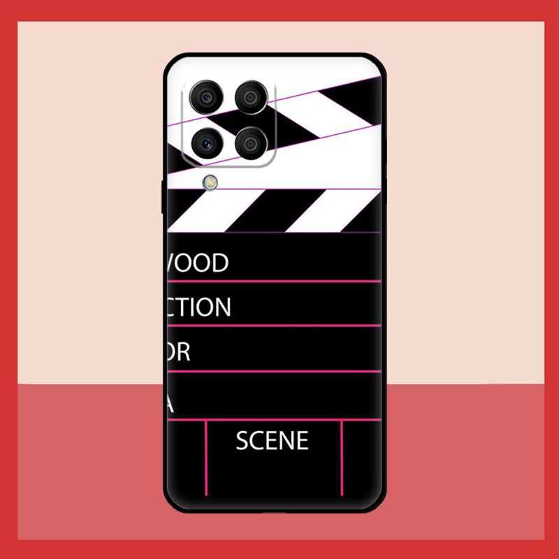 Clapper Board Case For Samsung Galaxy M31 M21 M13 M33 M53 M15 M35 M55 M16 M36 M56 M12 M32 M52 M14 M34 M54