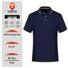 New Men's Summer Silk Cotton Polo Shirt - Custom Printed Lapel Short Sleeve Tee