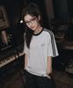 GHOST REPUBLIC Line Oversized Track Short Sleeve T-Shirt Gt-365_White