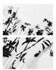 Printed drawstring dress