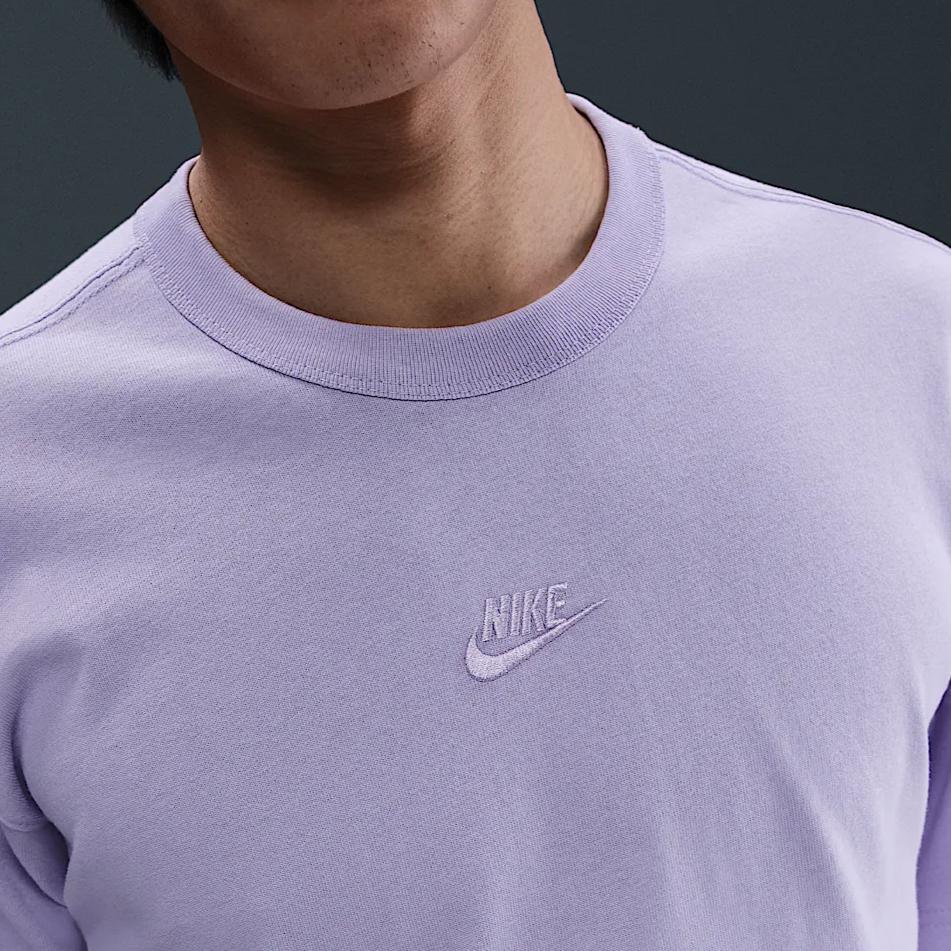 Nike Sportswear Premium Essentials Fashion Versatile Trendy Short Sleeve T-Shirt Men Tops Purple DO7393-515