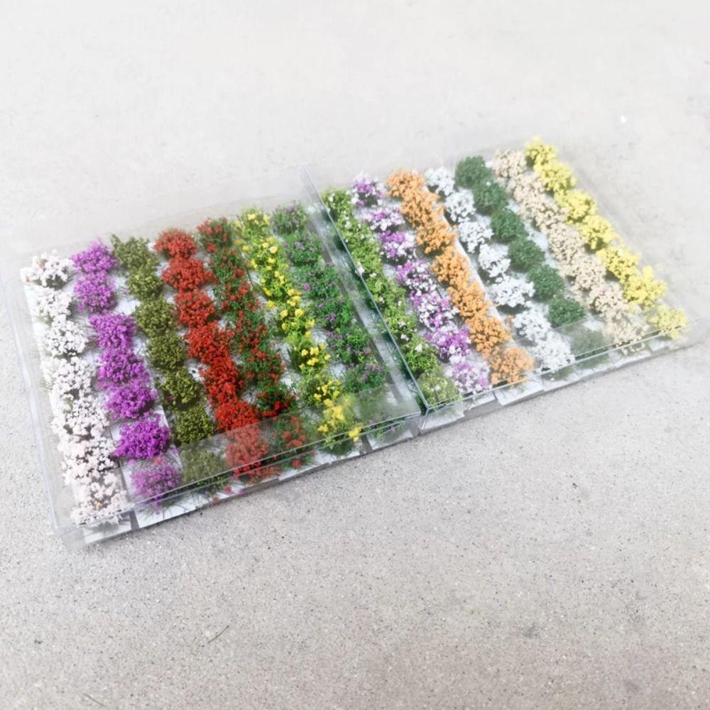 Railway Train Miniature Flower Cluster DIY Building Flower Grass Model  Micro Landscape
