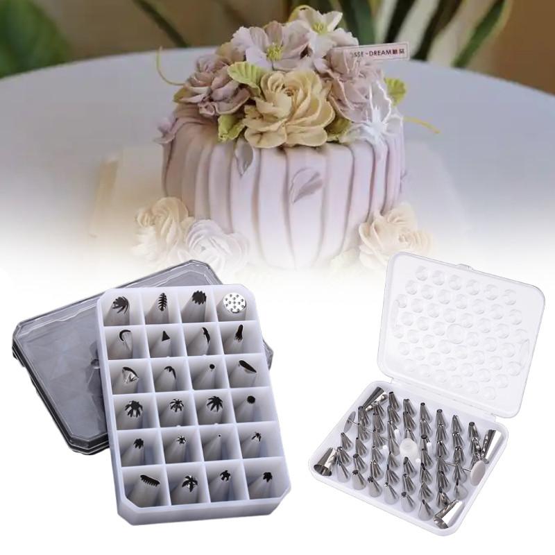 Stainless Piping Steel Nozzle Sets Cake Decorating Tools Baking Prop Pastries