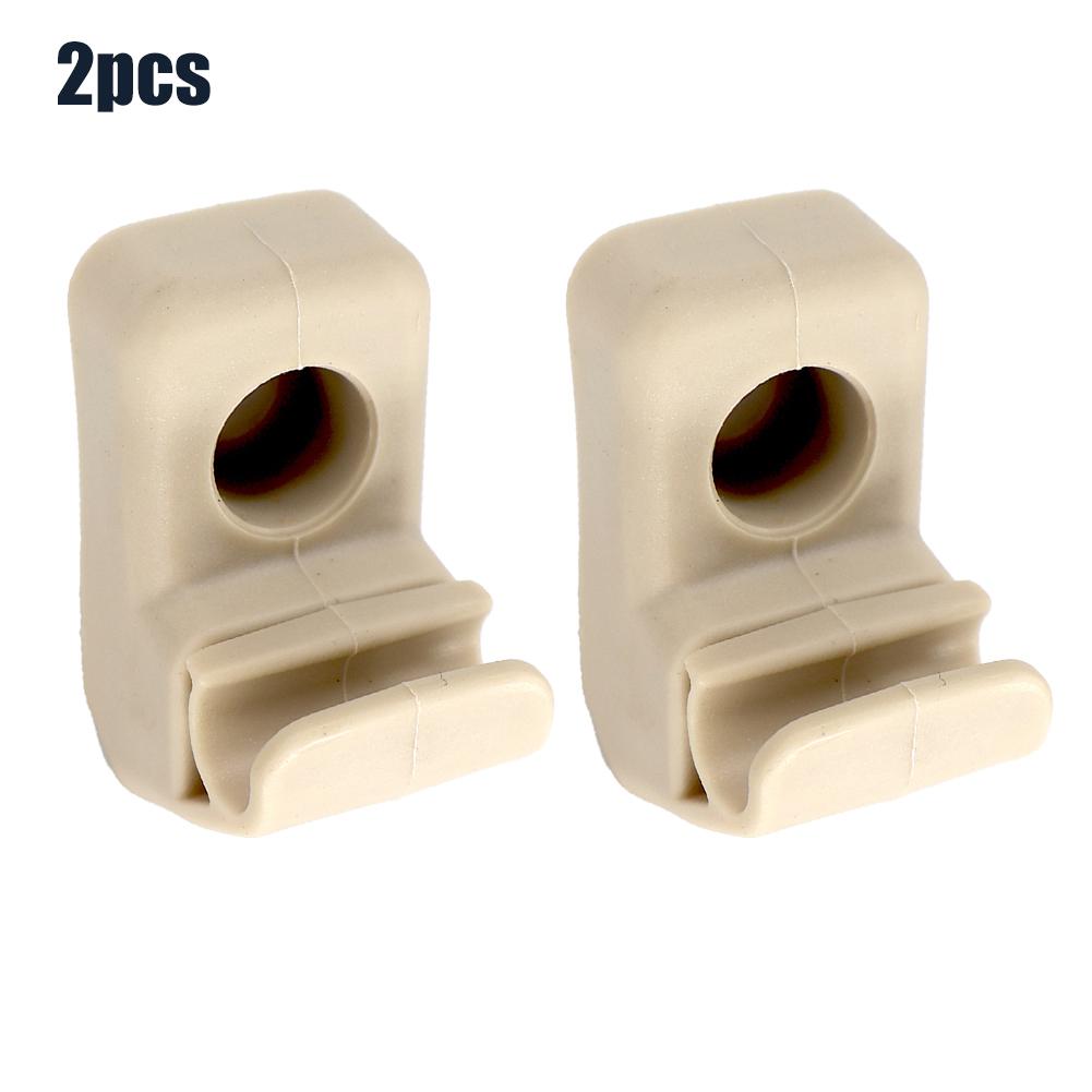1/2x Auto Sun Visor Clip Holder Mount Hook Bracket Hanger Replacement 735411088 For Fiat Grande Punto Etc Automotive Accessorie