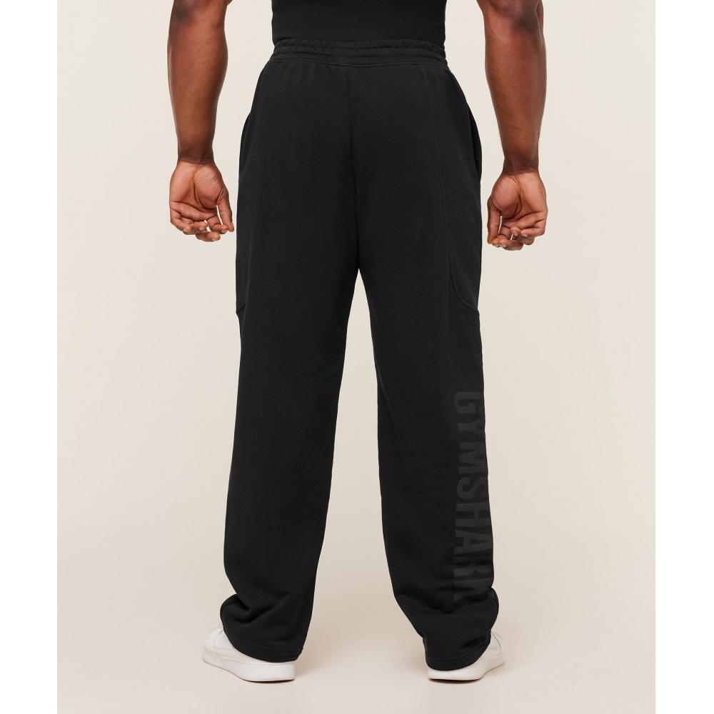 Gymshark Power Straight Leg Pants Gs Black Gs Asphalt Grey A4c6b Bcyl