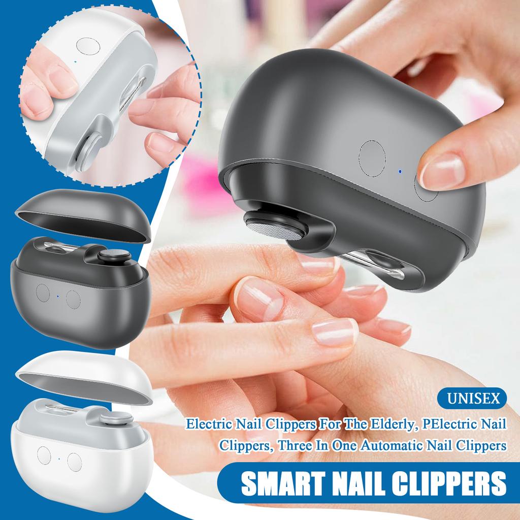 Smart Nail Clippers, Electric Nail Clippers For The Elderly, Electric Nail Clippers, Three In One Automatic Nail Clippers