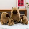 Lovely Capybara Plush Toys Kawaii Capibara Plushie Pillow Stuffed Soft Animal Doll Capybara Toy Pendant Toy Gift