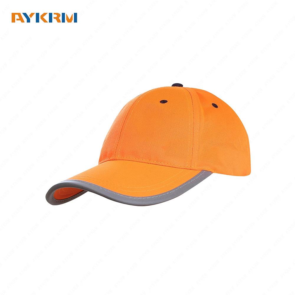 Boys Girls Baseball Caps High Visibility LIME REFLECTIVE HAT SAFETY Hats for Students Pupils for Night Outgoing