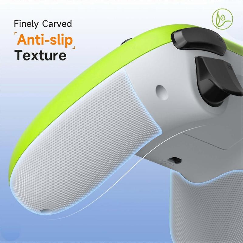 X05 Wireless Gamepad Bluetooth Gaming Controller Compatible with PC/Phone/Switch/ Steam Gamer, RGB Light, Hall Effect(Green)