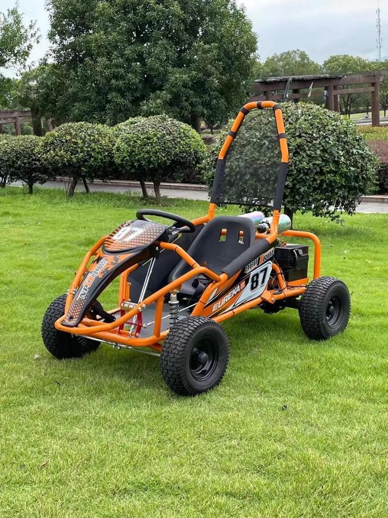 Arctic Sky Children's Electric Off-Road Kart - Parent-Child UTV Beach Car with Steering Wheel