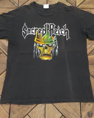 Sacred Reich Classic Style Unisex Black Short Sleeve T-shirt QT651